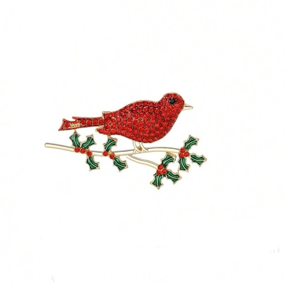 Red Bird Pin - Picture 2 of 4